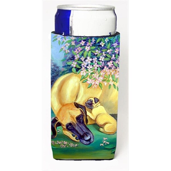 Carolines Treasures Great Dane And Puppy Michelob Ultra bottle sleeves For Slim Cans - 7234MUK
