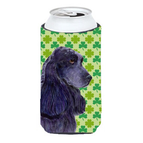 Carolines Treasures Cocker Spaniel St. Patricks Day Shamrock Portrait Tall Boy bottle sleeve Hugger 22 to 24 oz. - SS4402TBC
