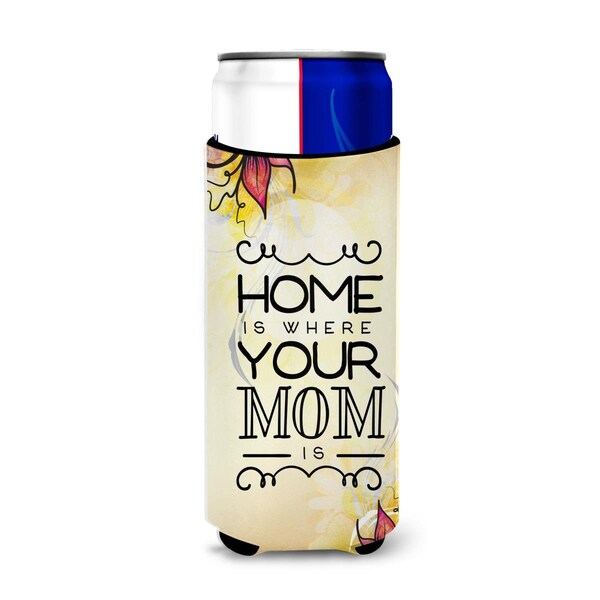 Carolines Treasures Home is Where Mom is Michelob Ultra Hugger for Slim Cans - BB5416MUK