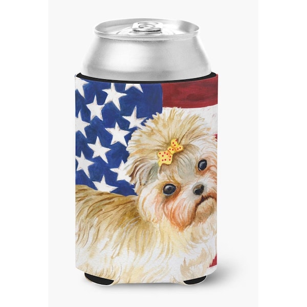 Carolines Treasures Morkie Patriotic Can or Bottle Hugger - BB9668CC