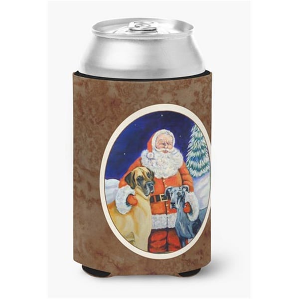 Carolines Treasures Santa Claus with Great Dane Can or Bottle Hugger - 7232CC