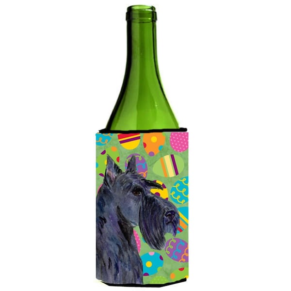 Carolines Treasures Scottish Terrier Easter Eggtravaganza Wine bottle sleeve Hugger - 24 Oz. - SS4874LITERK