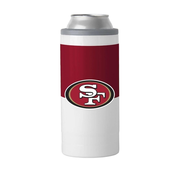 Moment-In-Time 12 oz Major League Baseball San Francisco 49ers Colorblock Slim Can Coolie - MO3594142