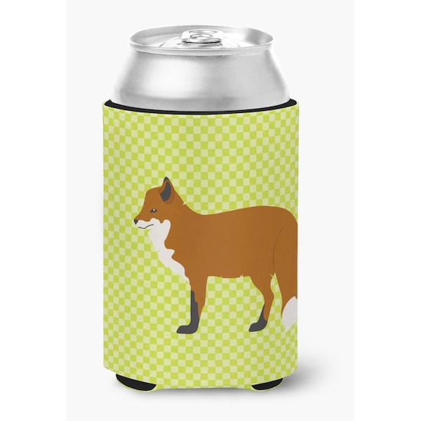 Carolines Treasures Red Fox Green Can or Bottle Hugger - BB7702CC