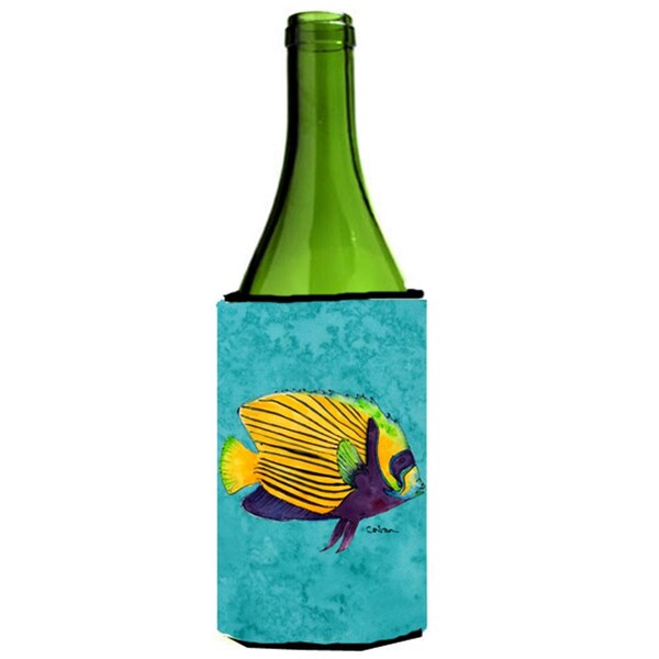 Carolines Treasures Fish Tropical Wine bottle sleeve Hugger - 24 oz. - 8674LITERK