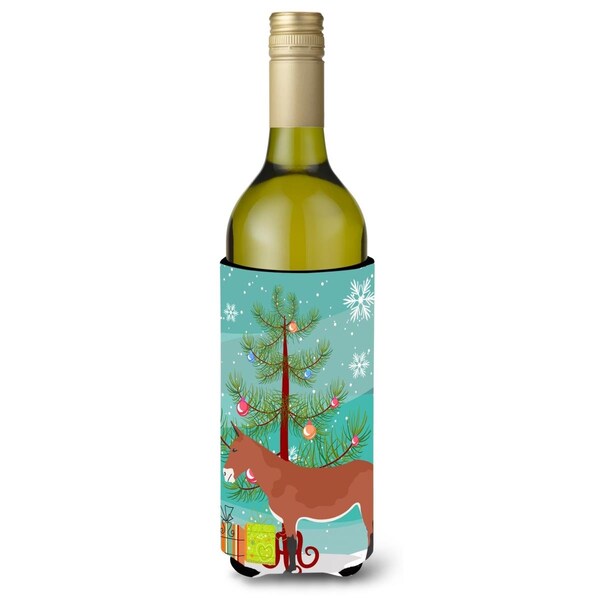 Carolines Treasures Mule Christmas Wine Bottle Beverge Insulator Hugger - BB9212LITERK