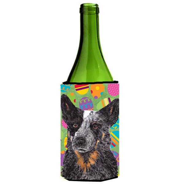 Carolines Treasures Australian Cattle Dog Easter Wine Bottle   Hugger - 24 oz. - SC9476LITERK