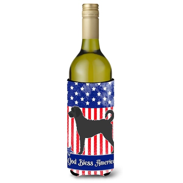 Carolines Treasures Labradoodle American Wine Bottle Beverge Insulator Hugger - BB8418LITERK