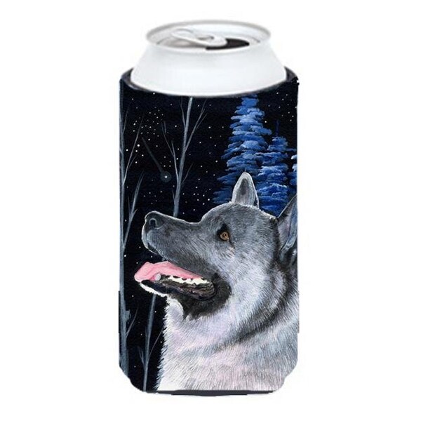 Carolines Treasures Carolines Treasures SS8398TBC Starry Night Norwegian Elkhound Tall Boy bottle sleeve Hugger - SS8398TBC