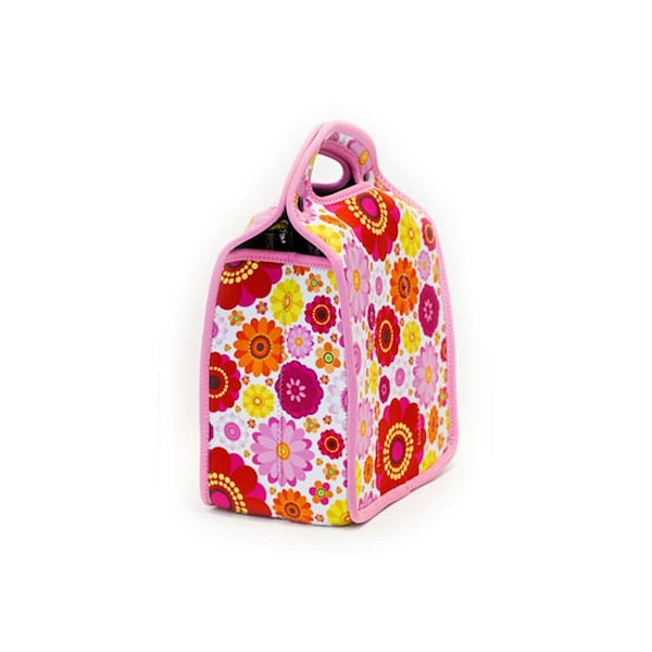 Zees Creations Neoprene 6-Pack Tote - Flower Power, 6PK - NP303
