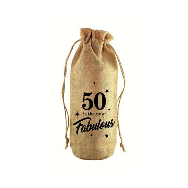 Zees Creations 50 is the new Fabulous Jute Wine Bottle Sack - JB1010
