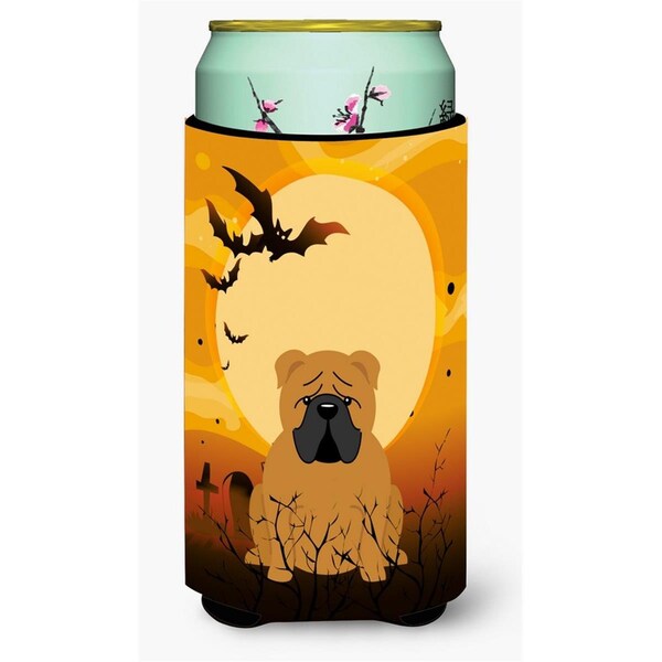 Carolines Treasures Halloween English Bulldog Red Tall Boy Beverage Insulator Hugger - BB4388TBC