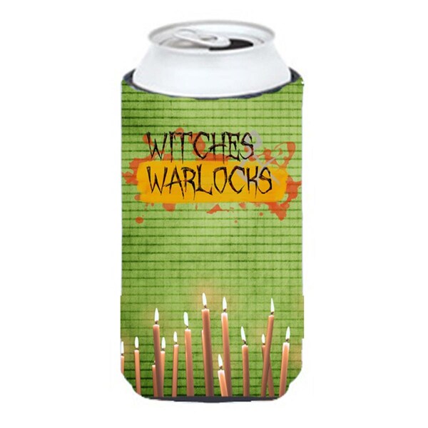 Carolines Treasures Witches And Warlocks Halloween Tall Boy bottle sleeve Hugger - 22 To 24 oz. - SB3011TBC