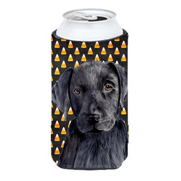 Carolines Treasures Labrador Candy Corn Halloween Portrait Tall Boy Hugger - 22 To 24 oz. - SC9175TBC
