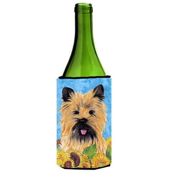 Carolines Treasures Cairn Terrier Wine bottle sleeve Hugger - 24 oz. - SC9057LITERK