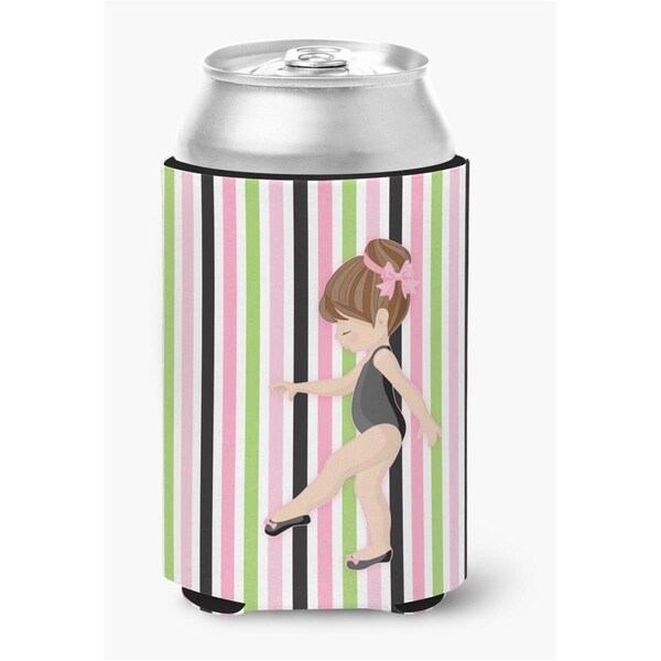 Carolines Treasures Ballerina Brunette Point Can or Bottle Hugger - BB5178CC