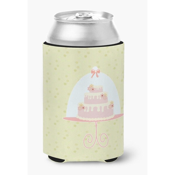 Carolines Treasures Decorated Cake on Green Can or Bottle Hugger - BB7306CC