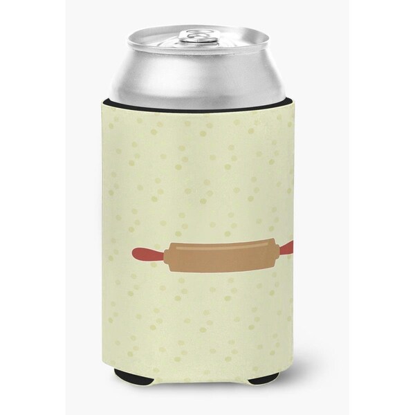 Carolines Treasures Rolling Pin on Green Can or Bottle Hugger - BB7301CC