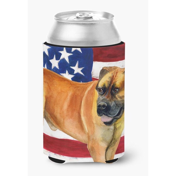 Carolines Treasures Boerboel Mastiff Patriotic Can or Bottle Hugger - BB9646CC