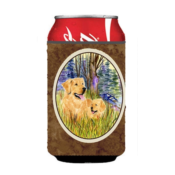 Carolines Treasures Golden Retriever Can Or Bottle  Hugger - 12 oz. - SS8014CC