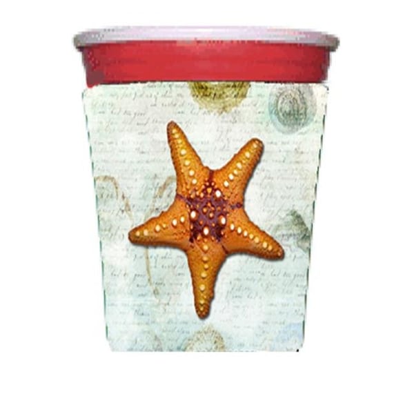 Carolines Treasures Carolines Treasures SB3035RSC Starfish Red Solo Cup  Hugger - SB3035RSC