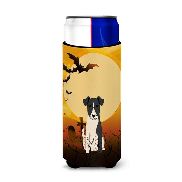 Carolines Treasures Halloween Smooth Fox Terrier Michelob Ultra Hugger for Slim Cans - BB4364MUK