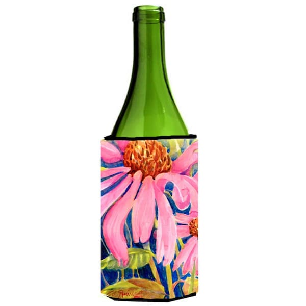 Carolines Treasures Flower - Coneflower Wine Bottle  Hugger - 24 oz. - 6027LITERK