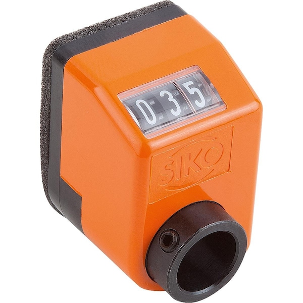 Indicador de posición digital Kipp, Poliamida Naranja Ral2004, Componente: Acero, Programado Au=08, 0, P=8 - K0408.08001111