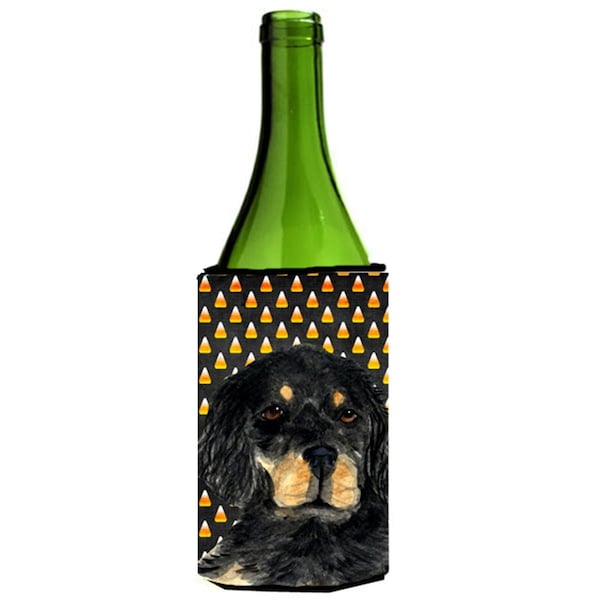 Carolines Treasures Gordon Setter Candy Corn Halloween Portrait Wine Bottle  Hugger - 24 oz. - SS4308LITERK