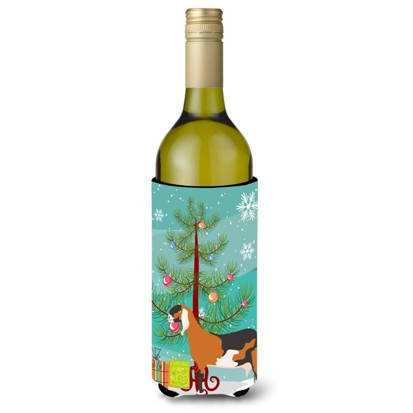 Carolines Treasures Anglo-Nubian Nubian Goat Christmas Wine Bottle Beverge Insulator Hugger - BB9250LITERK