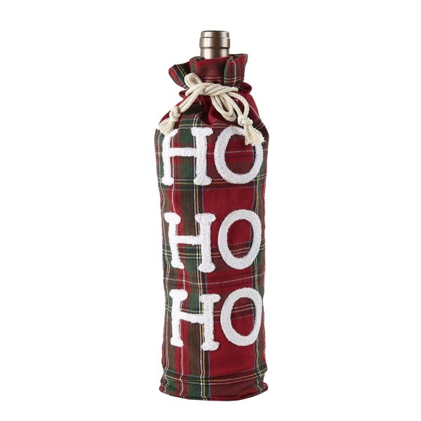 Tarifa 5.5 x 13 in. Ho Ho Ho Wine Bag, 4PK - TA3678883
