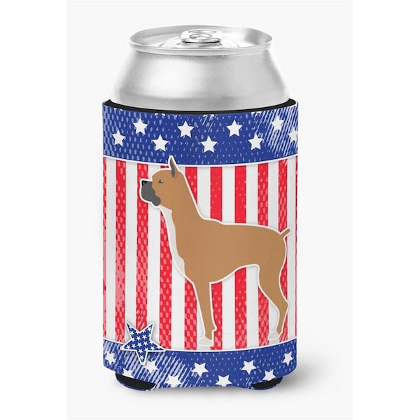Carolines Treasures USA Patriotic Boxer Can or Bottle Hugger - BB3353CC