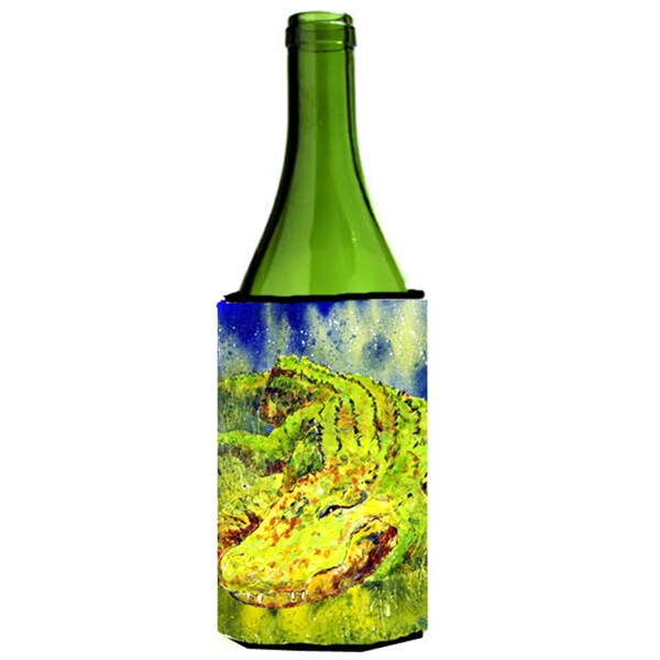 Carolines Treasures Alligator Wine bottle sleeve Hugger - 8390LITERK
