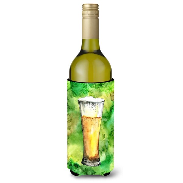Carolines Treasures Irish Beer Tall Wine Bottle Beverge Insulator Hugger - BB5759LITERK