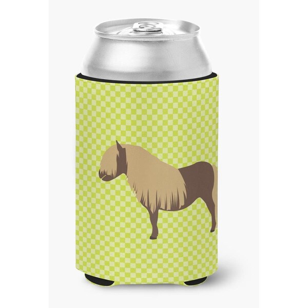 Carolines Treasures Shetland Pony Horse Green Can or Bottle Hugger - BB7740CC