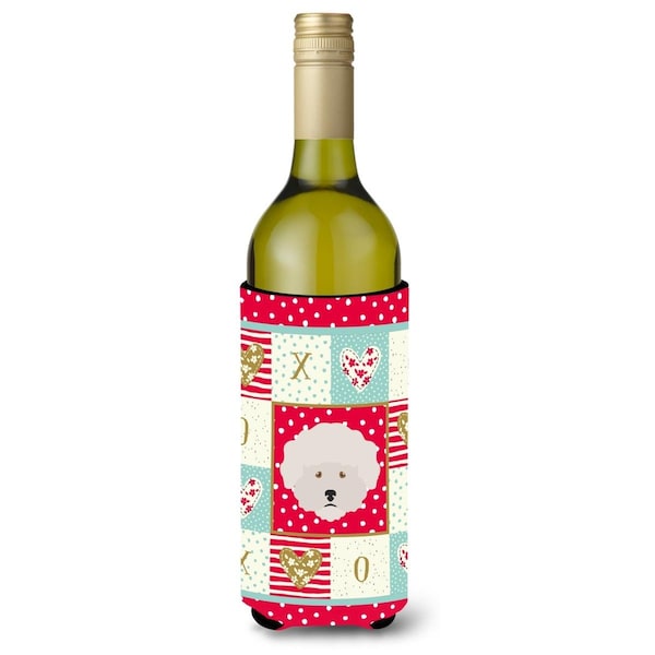 Carolines Treasures Bichon Fris Wine Bottle Beverage Insulator Hugger - CK5185LITERK
