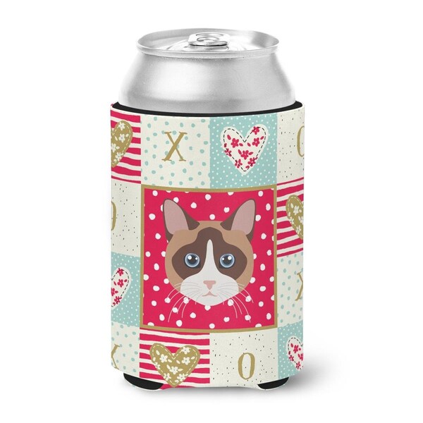 Carolines Treasures 12 oz Snowshoe Cat Love Can or Bottle Hugger - CK5167CC