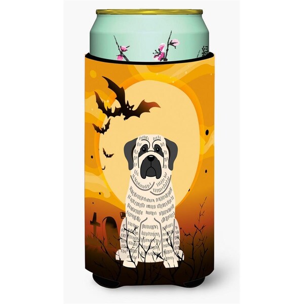 Carolines Treasures Halloween Mastiff Brindle White Tall Boy Beverage Insulator Hugger - BB4282TBC