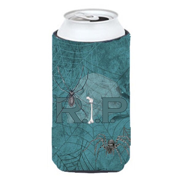 Carolines Treasures Rip Rest In Peace With Spider Web Halloween Tall Boy bottle sleeve Hugger - 22 To 24 oz. - SB3004TBC