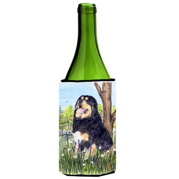 Carolines Treasures Tibetan Mastiff Wine Bottle   Hugger - 24 oz. - SS8106LITERK