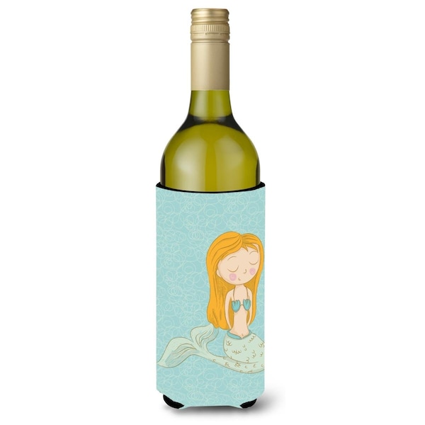 Carolines Treasures Mermaid Wine Bottle Beverge Insulator Hugger - BB8568LITERK