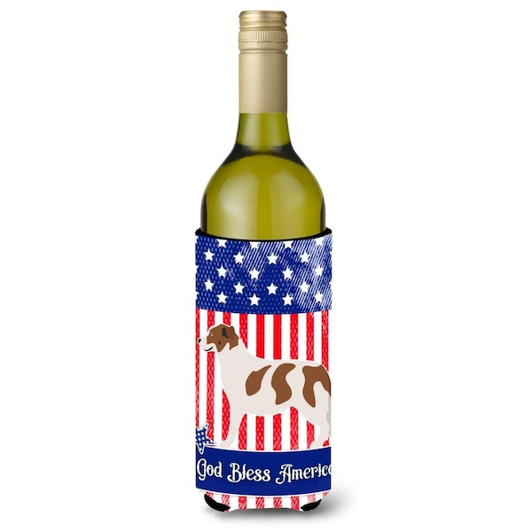 Carolines Treasures Aidi Atlas Mountain Dog American Wine Bottle Beverge Insulator Hugger - BB8415LITERK
