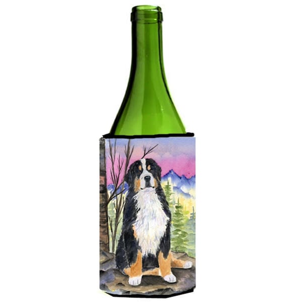 Carolines Treasures Bernese Mountain Dog Wine bottle sleeve Hugger - 24 oz. - SS8336LITERK