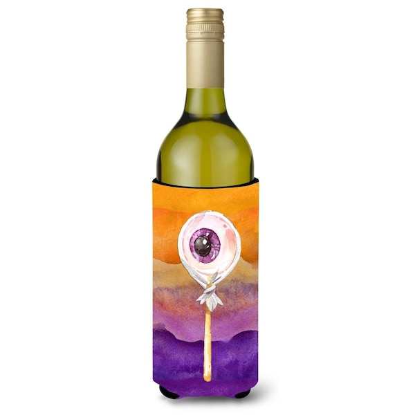 Carolines Treasures Halloween Eye Ball Lollipop Wine Bottle Beverge Insulator Hugger - BB7467LITERK