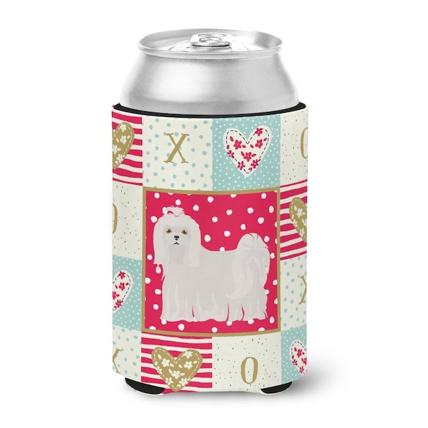 Carolines Treasures 12 oz Maltese Love Can or Bottle Hugger - CK5861CC