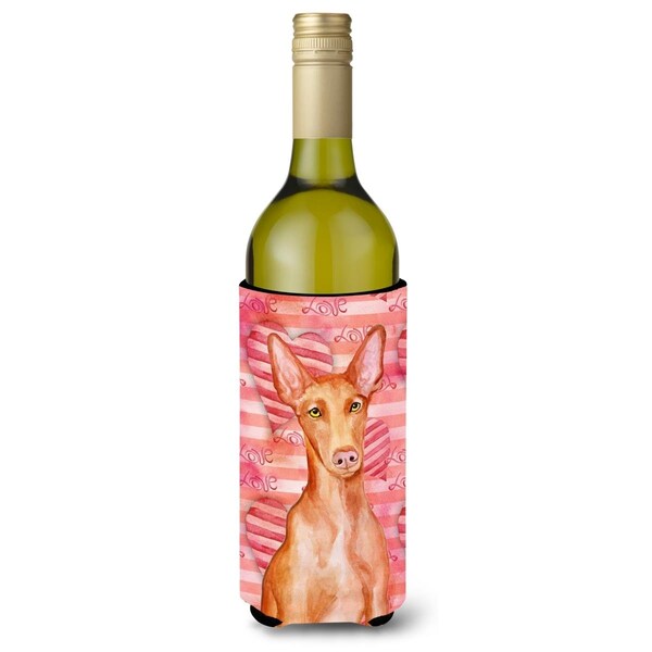 Carolines Treasures Pharaoh Hound Love Wine Bottle Beverge Insulator Hugger - BB9802LITERK