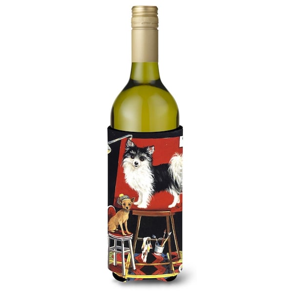 Carolines Treasures 24 oz Chihuahua Think Big Wine Bottle Hugger - PPP3072LITERK