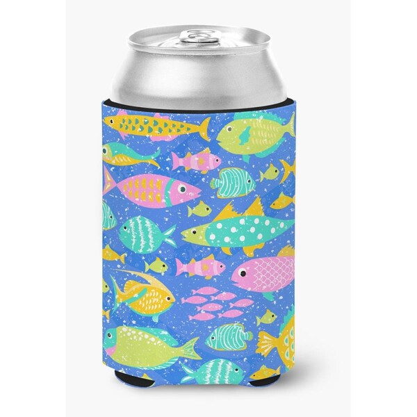 Carolines Treasures Little Colorful Fishes Can or Bottle Hugger - VHA3034CC