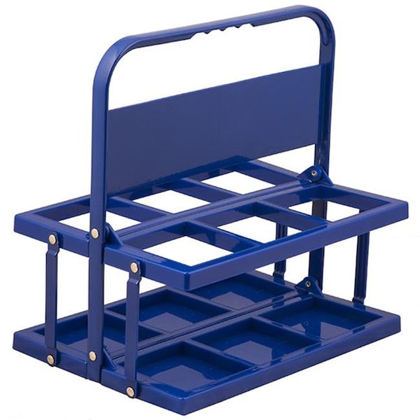 Perfectpitch Collapsible Water Bottle Carrier ; Blue - PE209201