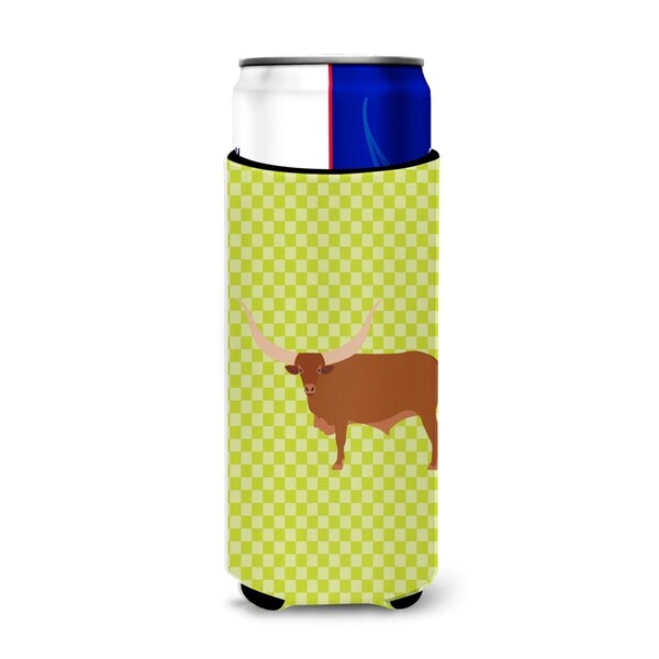 Carolines Treasures Ankole-Watusu Cow Green Michelob Ultra Hugger for Slim Cans - BB7649MUK